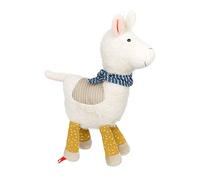 Sigikid 43239 - Peluche Lama Patchwork Sweety, giallo per ragazze e ragazzi da 0 a 8 anni