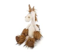 Sigikid Bestie 38488 - Peluche per Adulti e Bambini, Unicorno Uni Que, Bianco/Marrone