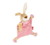 Sigikid Foulard con nome ricamato, salviettine e consolazione per neonati, coniglietto di peluche, giocattolo per bambini, regalo personale per bambini dalla nascita, per neonati e bambine