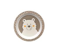 sigikid Honi Boni Piatto Orso Vaniglia Piatto Cena Bambini Stoviglie Marrone Ø 21,5 cm