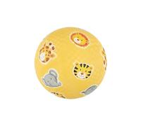 Sigikid- Kautschuk-Ball Zoo, Softballs Palla in Gomma, Colore Giallo, 42409