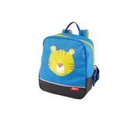 Sigikid Mädchen und Jungen, Kinder-Rucksack mit Tiermotiv Tiger, empfohlen für 2-5 Jährige, Blau, 25202 Mini Zaino con Motivo Animale, Blu/Tigre, 23x20x10 cm Unisex-Bambini