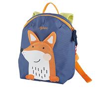 Sigikid Mini Backpack Fox Zaino, Blu/Arancione, 24x22x10 cm Unisex-Bambini e Ragazzi
