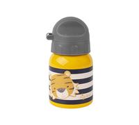 Sigikid Tiger 25376 - Borraccia in acciaio inox, 250 ml, consigliata per bambini a partire da 1 anno, robusta, a prova di perdite, infrangibile
