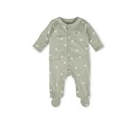 Sigikid Tuta con piedini e polsini pieghevoli sulle maniche Classic Baby in cotone biologico per bambini unisex, verde, 50