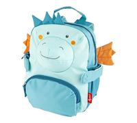 Sigikid Zaino per bambini, resistente, leggero, adatto ai bambini, per kita, presepe, gite, tempo libero, per bambini dai 2 ai 5 anni, 5,2 l, Blu/Drago, s, Casual