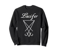 Sigil of Lucifer, Satana, Devil Cool Black Metal Gift T-Shirt Felpa