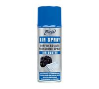Sigill - Air Spray Aria Compressa, Bombola da 400 ml, Pulizia Profonda per Tastiere, Fotocamere, HI-FI e Dispositivi Hi-Tech, Rimuove Polvere da Spazi Angusti, Uso Preciso
