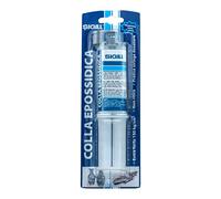 SIGILL, Colla Epossidica, Adesivo Epossidico Bicomponente (A+B) Super Resistente fino a -40°C e +80°C, Resistente ad Acqua e Agenti Chimici, Trasparente e Rapido, Siringa da 25 ml (A+B)