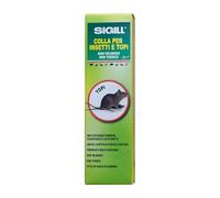 Sigill - Colla per Insetti e Topi, Tubetto 135 g in Astuccio, Altamente Viscosa e Appiccicosa, Non Tossica, Cattura Formiche, Scarafaggi, Lucertole e Topi in Modo Sicuro