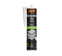 SIGILL, Evolution Fix 655, Adesivo Sigillante Ibrido per Applicazioni Difficili, Incolla e Sigilla Tutto anche in Immersione, Formulato con Innovativa Famiglia di Polimeri, Cartuccia 290 ml, Bianco
