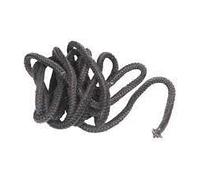 SIGILL, Fibrocer Tonda, Guarnizione in Chiusura in Fibra di Vetro per Sportelli di Stufe e Forni, Ottima Flessibilità, Color Grigio-acciaio, Made in Italy, Rotolo da 2,5m ø 12mm