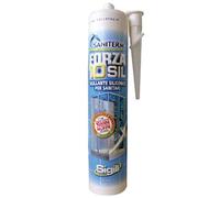 SILICONE TRASPARENTE ANTIMUFFA FORZA10 SIGILLANTE SANITARI RESISTENTE 10 ANNI.