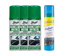 SIGILL Igienizzante Abitacolo Monouso, 3 Confezione da 200 ml più Neutrodor Fresh Air, Deodorante Auto 100ML