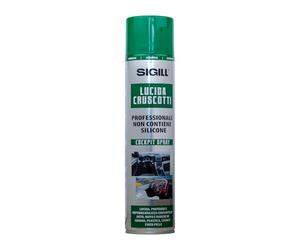 Sigill - Lucida Cruscotti, Bombola 600 ml, Lucidante Professionale Senza Silicone, Deterge e Impermeabilizza, Per Cruscotti Auto, Moto, Barche, Sedili, Legno e Finta Pelle