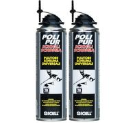 Sigill - Scioglischiuma Matic, Bombola Spray da 500 ml, Rimuove Schiuma Poliuretanica Fresca, Ideale per Pulizia Applicatori a Pistola, Manutenzione Rapida e Precisa (Confezione da 2)