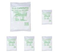 Sigill - Telo Copritutto, 110 gr, Dimensione 4x4 metri, Protettivo Antisporco Multiuso, Per Imbiancatura, Arredi, Auto e Moto, Copertura Resistente per Interno ed Esterno (Confezione da 5)