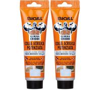 SIGILL, Ultra Grip Elimina Chiodi, Colla di Montaggio Potenziata per L'incollaggio Senza Utilizzo di Chiodi o Viti, Effetto Ventosa con Presa Iniziale 130 kg, Senza Solventi, Made in Italy, 125 ml