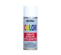 SIGILL Vernice Acrilica Spray 400ml Colori RAL Rapida Essiccazione Bomboletta Smalto (RAL8011 BRUNO NOCE)