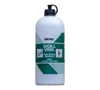 SIGILL, Vinil, Colla Vinilica Universale, Ideale per le Applicazioni Tipiche dell'Industria del Legno, non Contiene Solventi, Trasparente dopo l'Indurimento, Made in Italy, Flacone 250 g