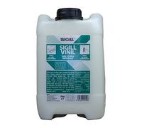 SIGILL, Vinil, Colla Vinilica Universale, Ideale per le Applicazioni Tipiche dell'Industria del Legno, non Contiene Solventi, Trasparente dopo l'Indurimento, Made in Italy, Fustino 5 kg