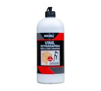 SIGILL, Vinil Extra Rapido, Colla Vinilica Universale, Ideale per le Applicazioni Tipiche dell'Industria del Legno, non Contiene Solventi, Trasparente dopo l'Indurimento, Made in Italy, Flacone 250 g