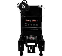 Sigilla Tazza Elettrica 500W completamente automatica Controllo Pannello LCD Commerciale Acciaio Inox Nero Bubble Tè Frullati Plastiche 90mm 95mm Diametro Rotolo Film GRATIS 500-650 Tazze ad Ora