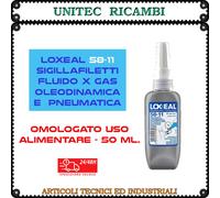 Sigillafiletti fluido LOXEAL 58-11 omologato uso alimentare acqua equiv Loct.577