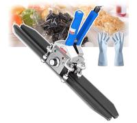 Sigillante a crimpare a caldo, sigillatore portatile con guanti, lunghezza di tenuta di 20,3 cm/30,5 cm/40,6 cm/50,8 cm/61 cm, design leggero, larghezza di tenuta di 10 mm, sigillante a caldo tenuto