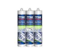 Sigillante Acetico Multiuso Tripack Tytan antimuffa trasparente 280 ml Trasparente