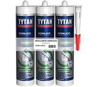 Sigillante Acrilico verniciabile tri-pack Bianco