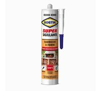 Sigillante Alta Temperatura Silicone Refrattario BOSTIK per Barbecue Forni 530 g