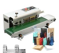 Sigillante continuo per sacchetti - Macchina per sigillare nastri orizzontali con controllo digitale della temperatura per sacchetti e pellicole in PVC, perfetta per imballaggi efficienti