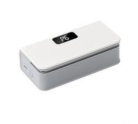 Sigillante elettrico per sacchetti senza fili, con base magnetica e display a LED, per conservare snack, patatine, macchina per sigillare a caldo portatile, 1600 mAh (bianco)