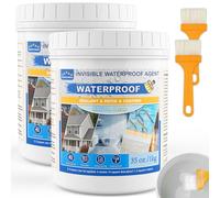 Sigillante Impermeabile Liquido 2KG | Rivestimento Impermeabile Trasparente per Interni ed Esterni | Agente Impermeabilizzante Invisibile per Doccia, Legno, Tetto e Pareti