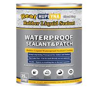 Sigillante Impermeabile Liquido Gomma, Membrana Liquida Rivestimento Impermeabile, Multi-Superficie Riparazione Delle Perdite Colla Impermeabile Esterni-Interni, Impermeabilizzante Grigio Nuvola 1 KG