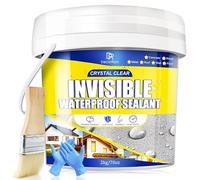 Sigillante impermeabile trasparente 2,000g - Rivestimento per tetti, muri, cemento, legno e terrazze. Flessibile, interno ed esterno, a base d'acqua, resistente alle UV, protezione antiritidazione
