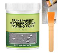 Sigillante impermeabile trasparente e rivestimento per la riparazione di perdite, vernice impermeabilizzante trasparente, agente impermeabilizzante invisibile trasparente a base d'acqua (1 pz)