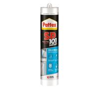 Pattex Sigillante Polimerico SP101 Sanitary, Sigilla e Incolla, per Bagni e Sanitari, Aderisce su Superfici Umide, Resiste ai Raggi UV e Intemperie, Sigillante Bianco, Cartuccia da 280 ml