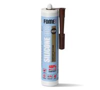 Sigillante per bagno in silicone marrone [310 ml] - silicone professionale marrone impermeabile sanitario - silicone sanitario marrone silicone marrone silicone per bagno, grondaie e finestre di Fome