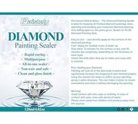 Sigillante per Diamond Painting, colla ad asciugatura rapida, sigillante trasparente per Diamond Painting, puzzle e fai da te (120 ml, 2)