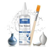 Sigillante per Gesso Ceramico, 200ml Vernice per Gesso, Sigillante Impermeabile Trasparente Adatto per la Sigillatura Argilla Impermeabile di Superfici Ceramiche, Resistente ai Graffi, Anti-crepa