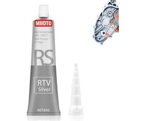 Sigillante per Motori, Pasta Guarnizione Motore,Silicone Alte Temperature | Pasta Nera Guarnizioni Motore, Resistente All'olio e Facile da Rimuovere, può Resistere a Una Temperatura da -80°F a 650°F