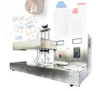 Sigillante per tappi di bottiglia a induzione elettromagnetica continua - Macchina automatica di sigillatura di fogli di alluminio per bocche di bottiglie da 15-130 mm