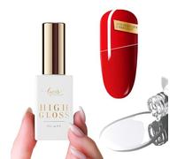 Sigillante per unghie High Gloss Top Coat UV Gloss Top Coat per unghie 10 ML · Quick Finish senza sudore + nessun ingiallimento + lucentezza per settimane come il giorno 1 | Lynis Nailshop