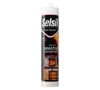 Sigillante Refrattario Selsil Smr 300 Colore Nero 12 Pezzi 300 ml