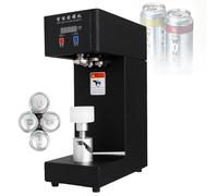 Sigillante semiautomatico per lattine commerciali per contenitori in alluminio e plastica, altezza regolabile per uso versatile in imballaggi di soda e birra