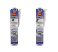 Sigillante Sikaflex® Marine 591 BIANCO 300ml 2 PEZZI