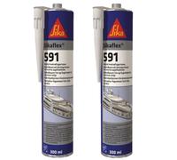 Sigillante Sikaflex® Marine 591 BIANCO 300ml 2 PEZZI