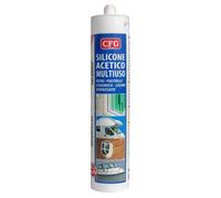 SIGILLANTE SILICONE MULTIUSO NERO CARTUCCIA 280ML SILIC120GR-CFGW00030 CFG